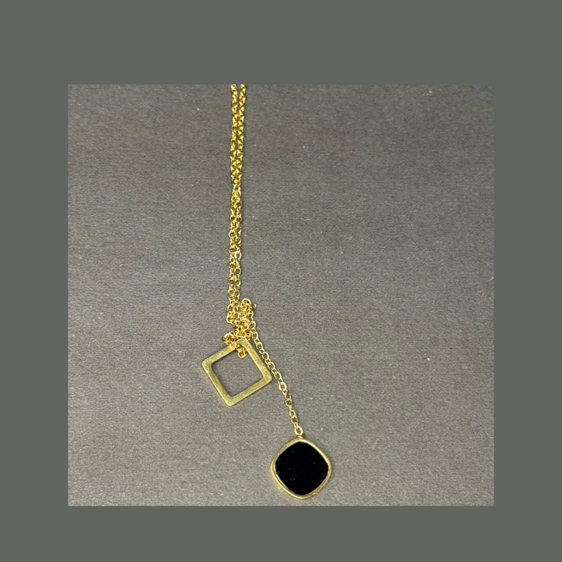 Black Stone-Luxury Pendant