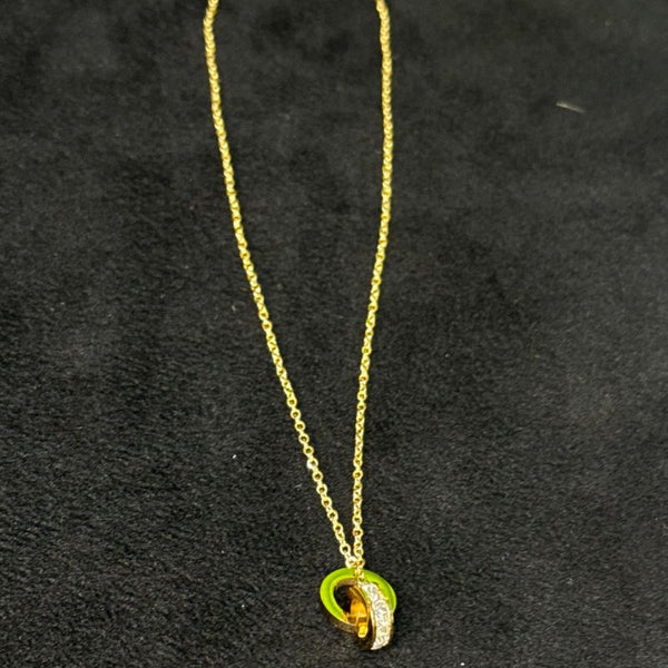 Elegant Pendant with Collapsible Rings
