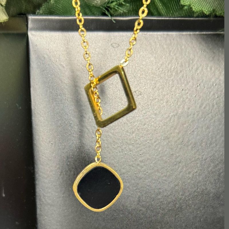 Black Stone-Luxury Pendant